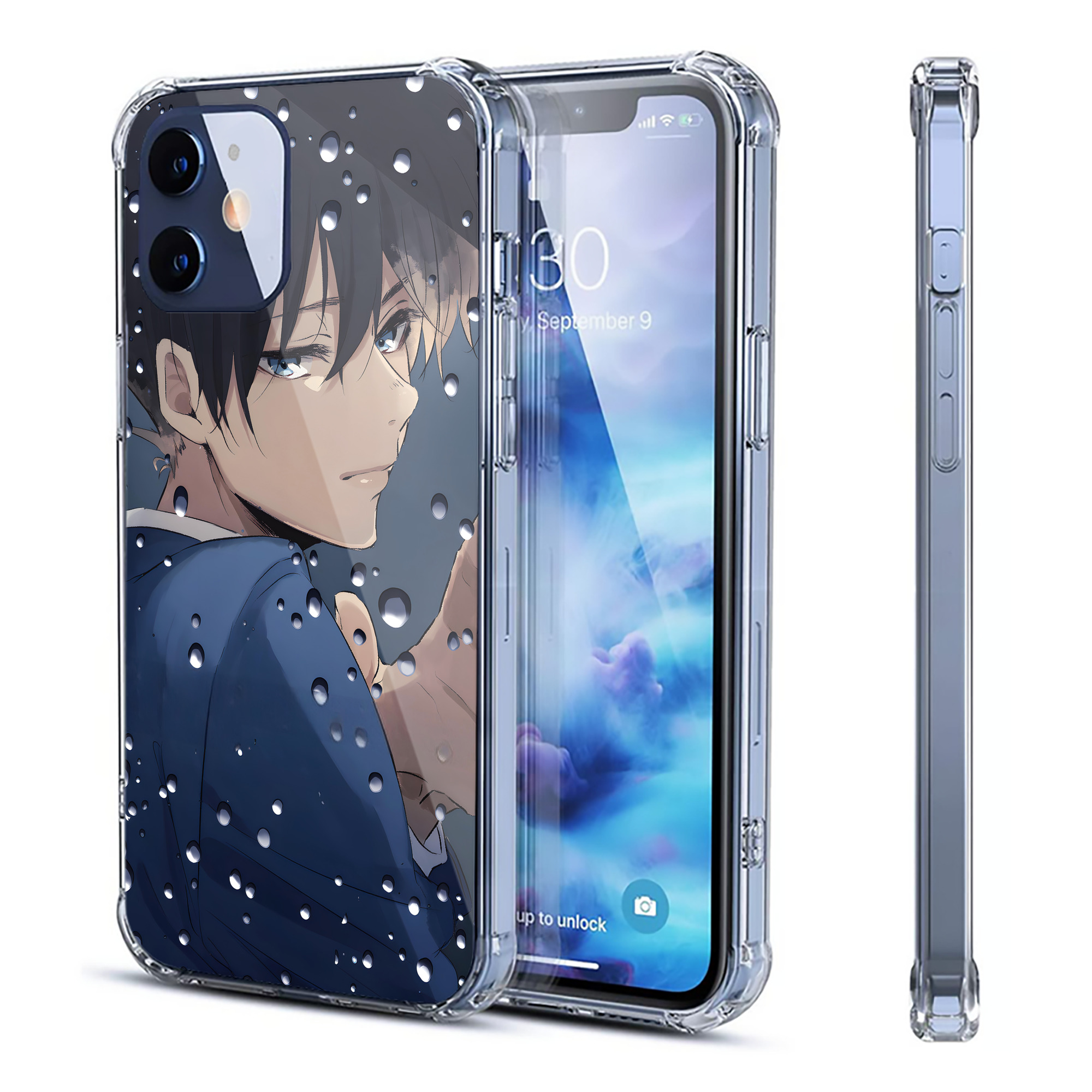 （画像用） 名探偵コナン Detective Conan 【iPhone 12シリーズ対応】透明スマホケース（クリアソフトケース）